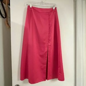 EXPRESS x LADYGANG Collobration Barbie Pink Satin Skirt XS